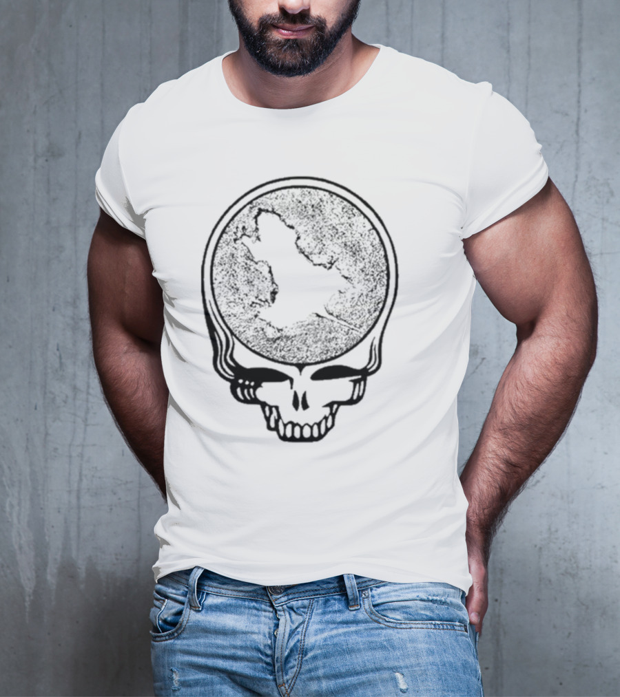 Grateful Dead X Rat Hole Steal Your Face Arctic Skull T-Shirt