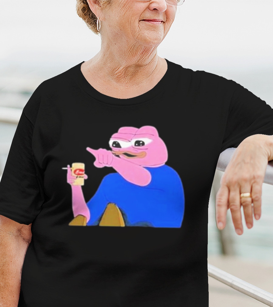 Haider $Pork Based Beer Cheetos And Pepe Style Image T-Shirt