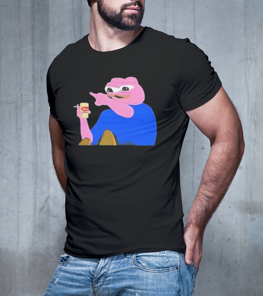 Haider $Pork Based Beer Cheetos And Pepe Style Image T-Shirt