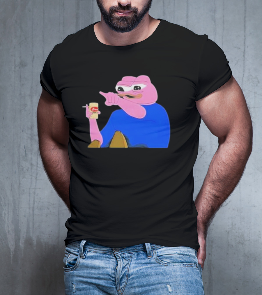 Haider $Pork Based Beer Cheetos And Pepe Style Image T-Shirt