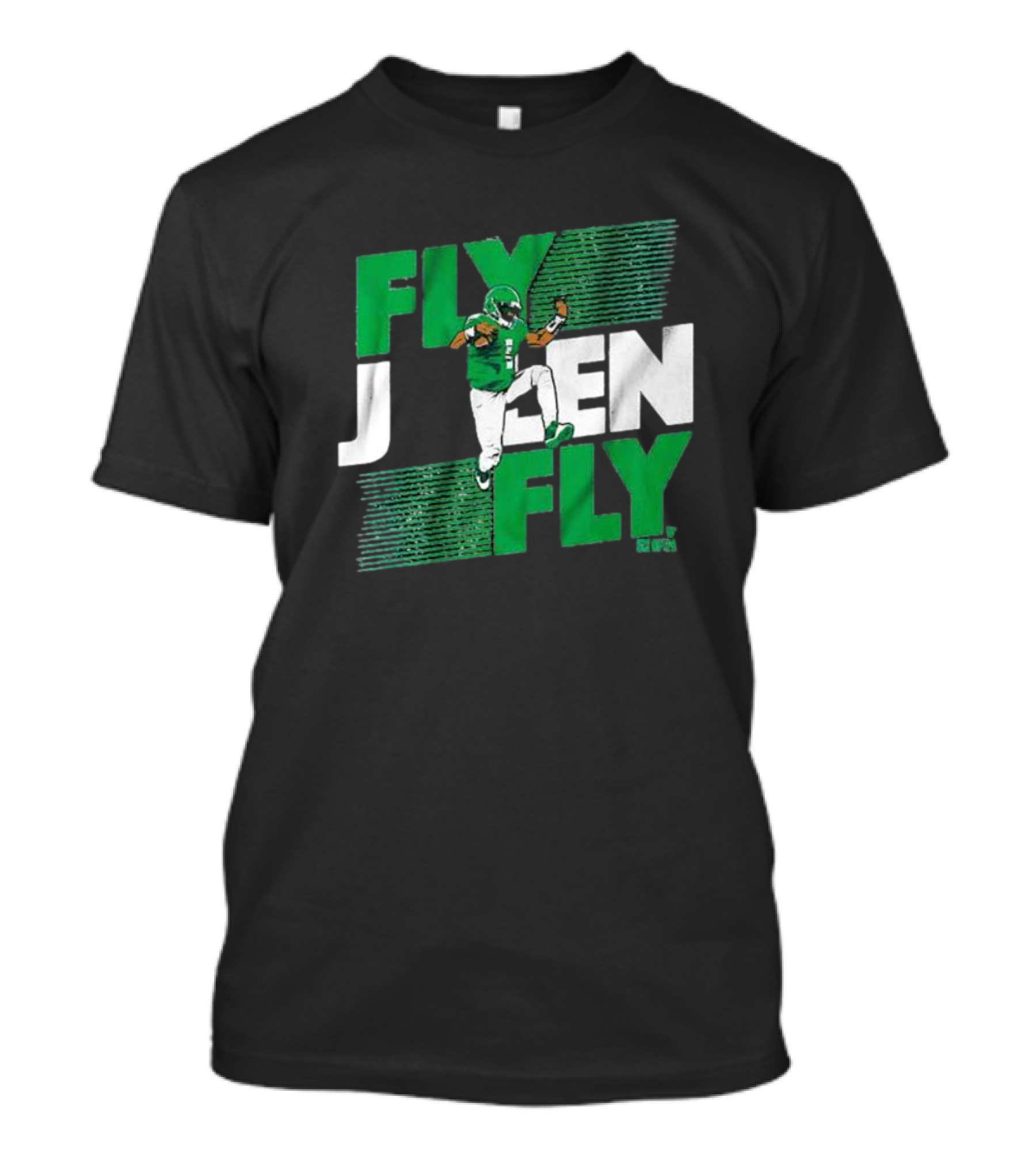 Fly Jalen Fly Green Football T-Shirt