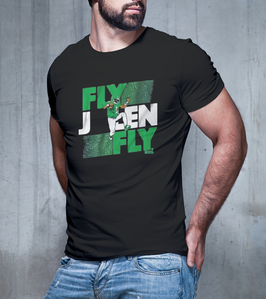 Fly Jalen Fly Green Football T-Shirt