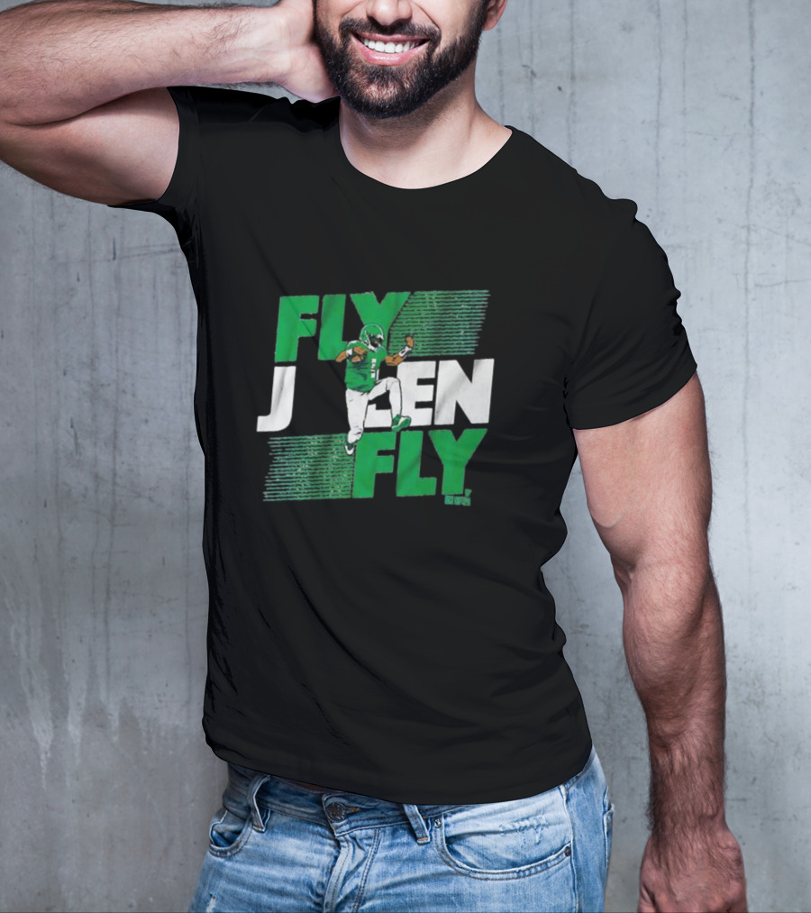 Fly Jalen Fly Green Football T-Shirt