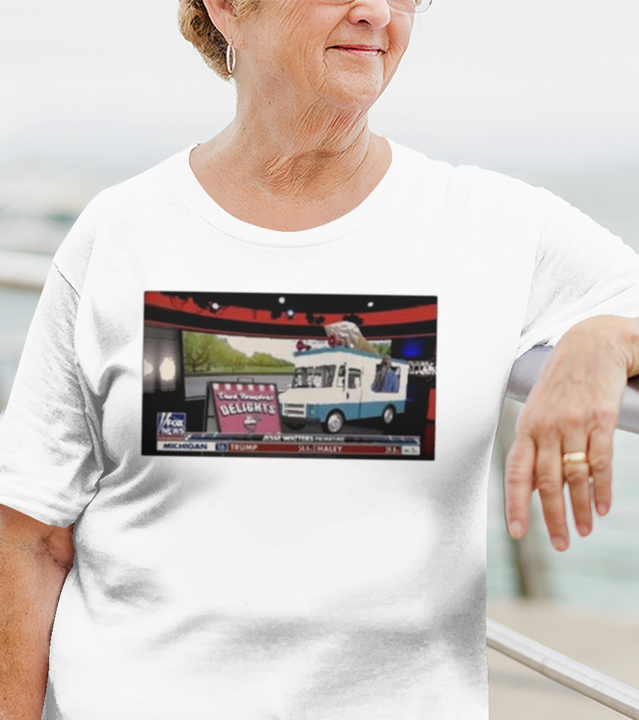Jesse Watters Primetime Fox News Ice Cream Truck Delights T-Shirt