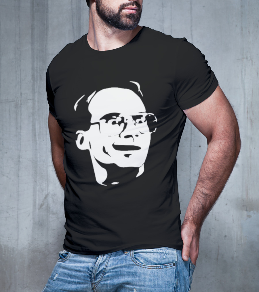 Jim Cornette Iconic Face Outline T-Shirt
