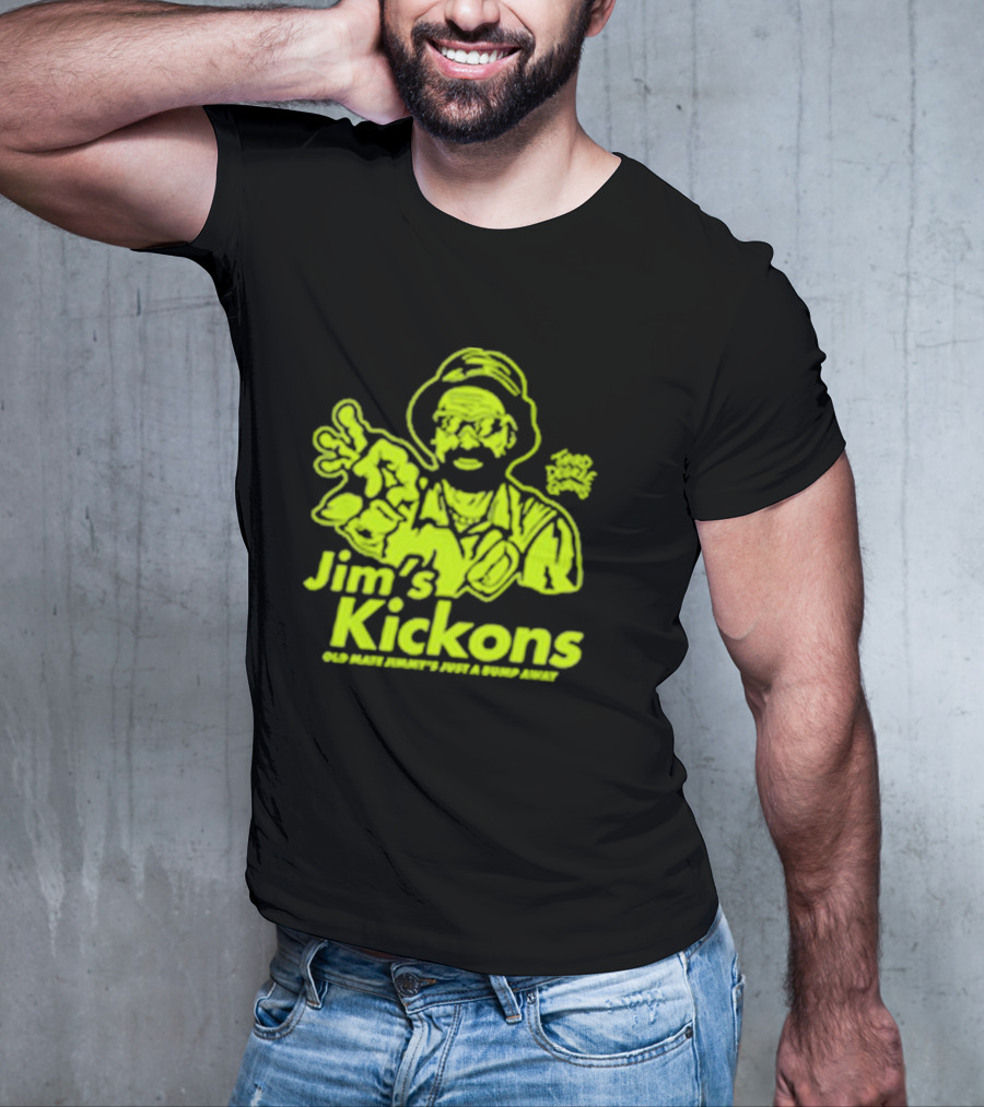 Jim’s Kickons Third Degree Gurns Old Mate Jimmy’s Just A Bump Away T-Shirt