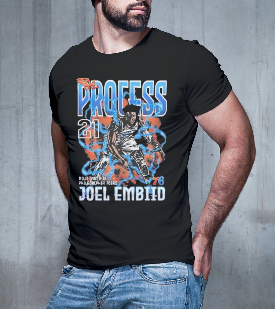 Joel Embiid The Process 21 Philadelphia 76ers NBA 76 T-Shirt