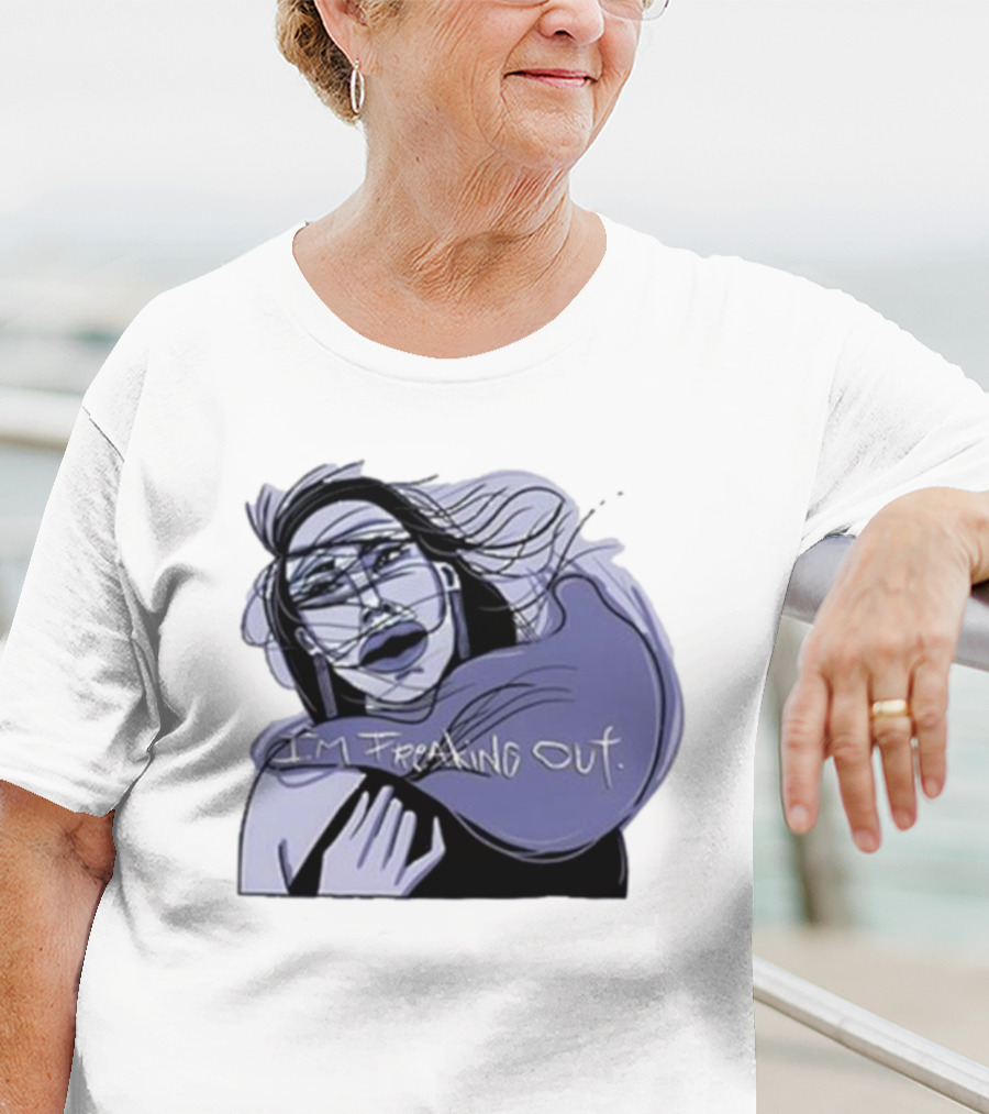 I'm Freaking Out Artistic Expression In Emotional Turmoil T-Shirt