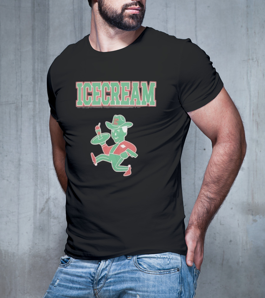ICECREAM Retro Cowboy Dessert T-Shirt