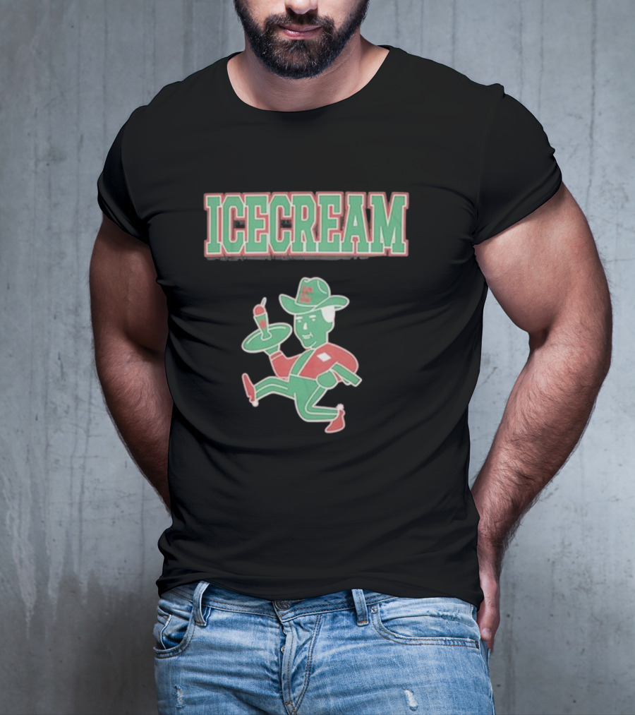 ICECREAM Retro Cowboy Dessert T-Shirt