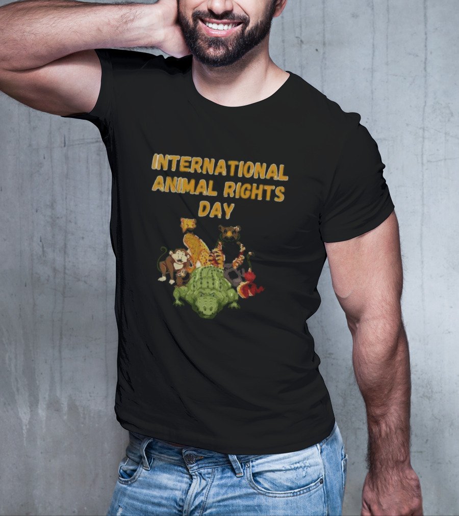International Animal Rights Day With Wild Animal T-Shirt