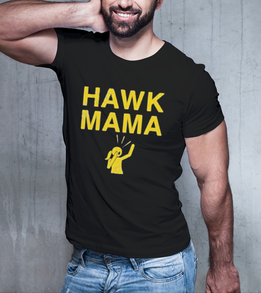Iowa Hawk Mama Fan Enthusiast T-Shirt