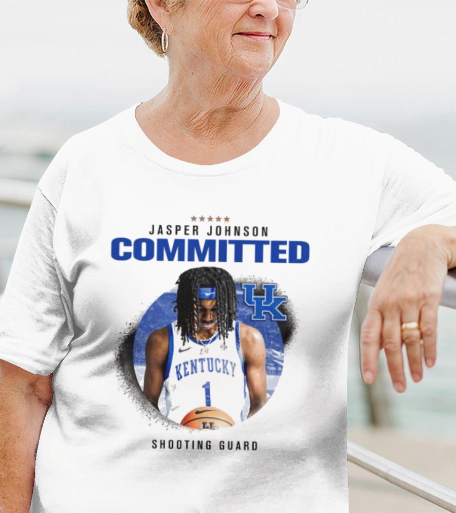 Jasper Johnson Committed Shooting Guard Kentucky Basketball T-Shirt