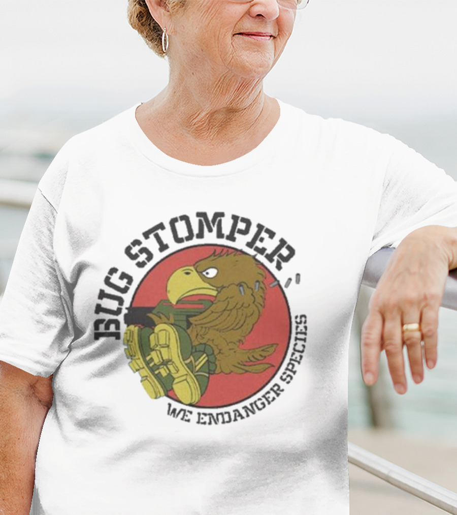 Colonial Marines Bug Stomper We Endanger Species T-Shirt