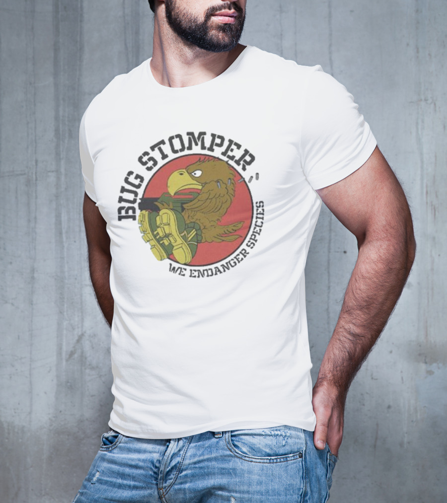 Colonial Marines Bug Stomper We Endanger Species T-Shirt