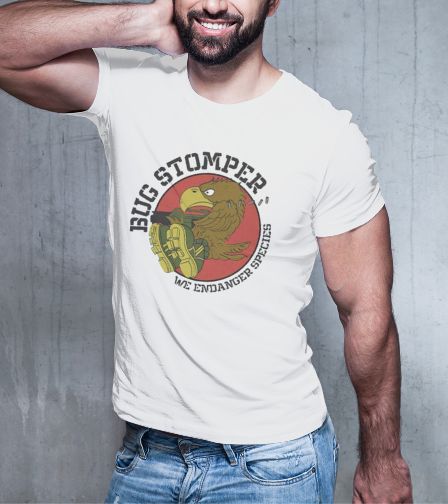 Colonial Marines Bug Stomper We Endanger Species T-Shirt