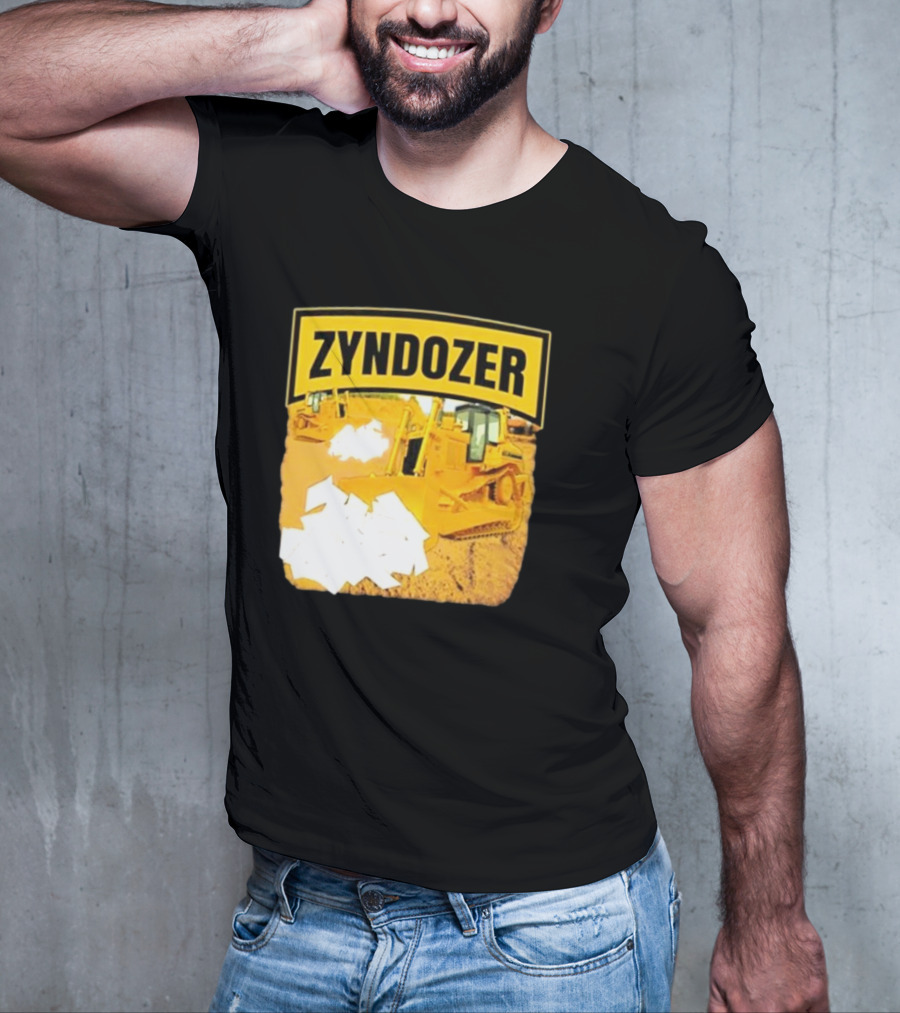 Zyndozer Funny Ahh Tees Bulldozer Image T-Shirt