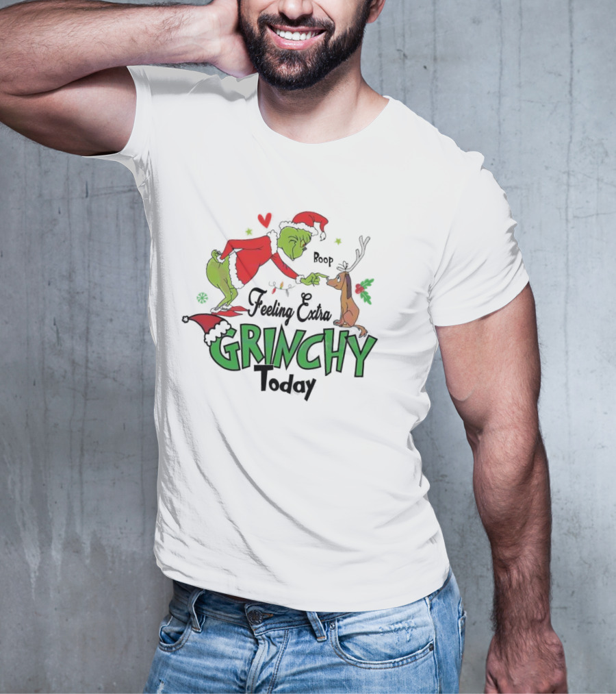 Grinch Boop Feeling Extra Grinchy Today T-Shirt