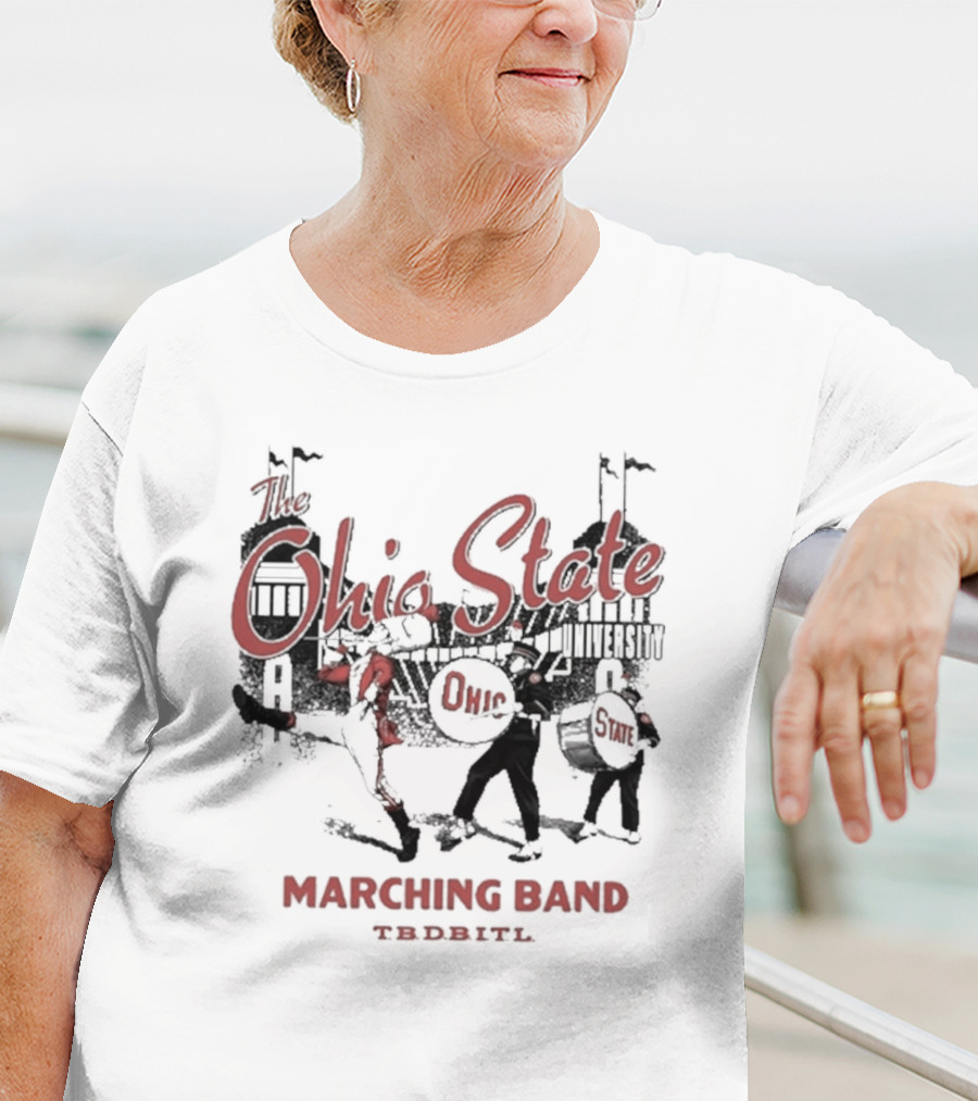 Ohio State University Marching Band TDBITL Ohio State Buckeyes Mitchell And Ness T-Shirt