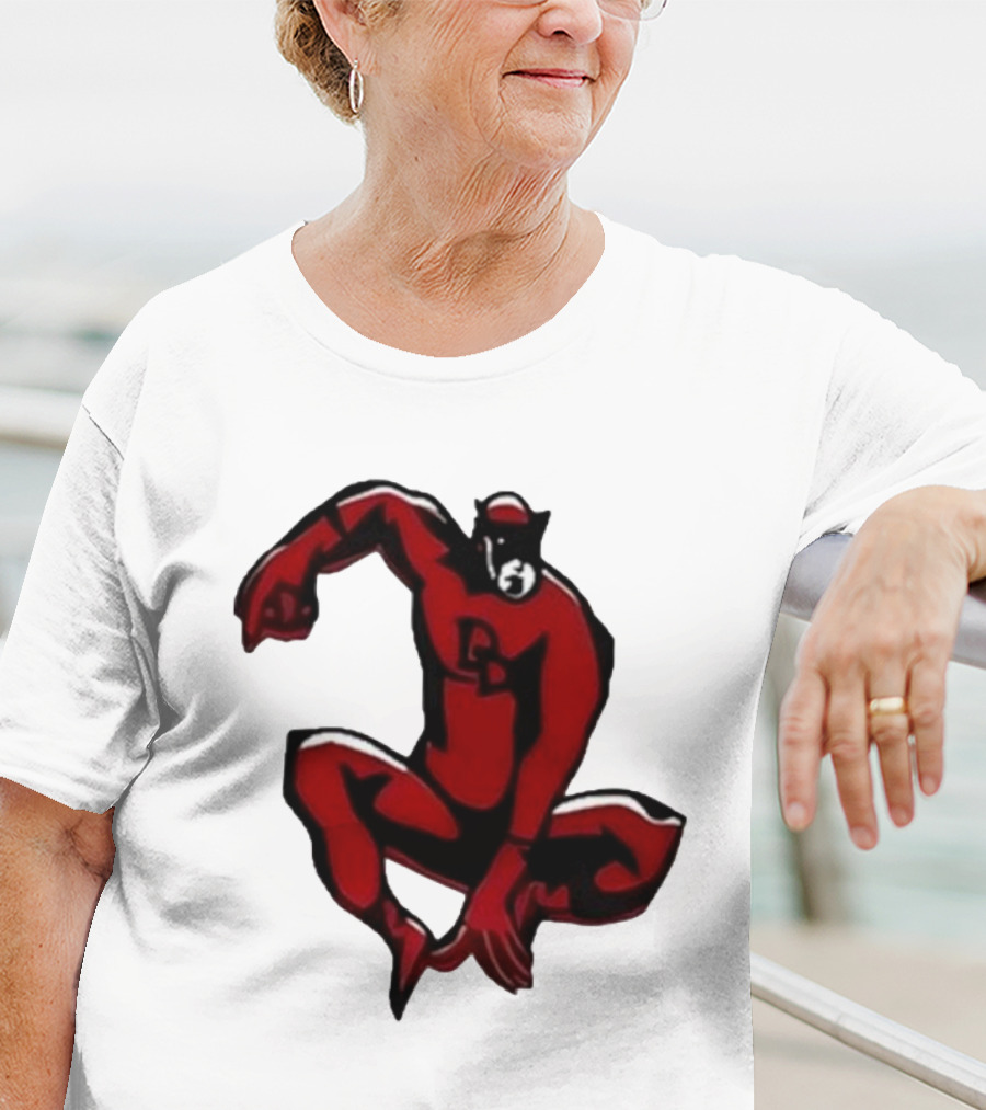 Charlie Cox Daredevil Red Suit Classic Marvel Hero T-Shirt