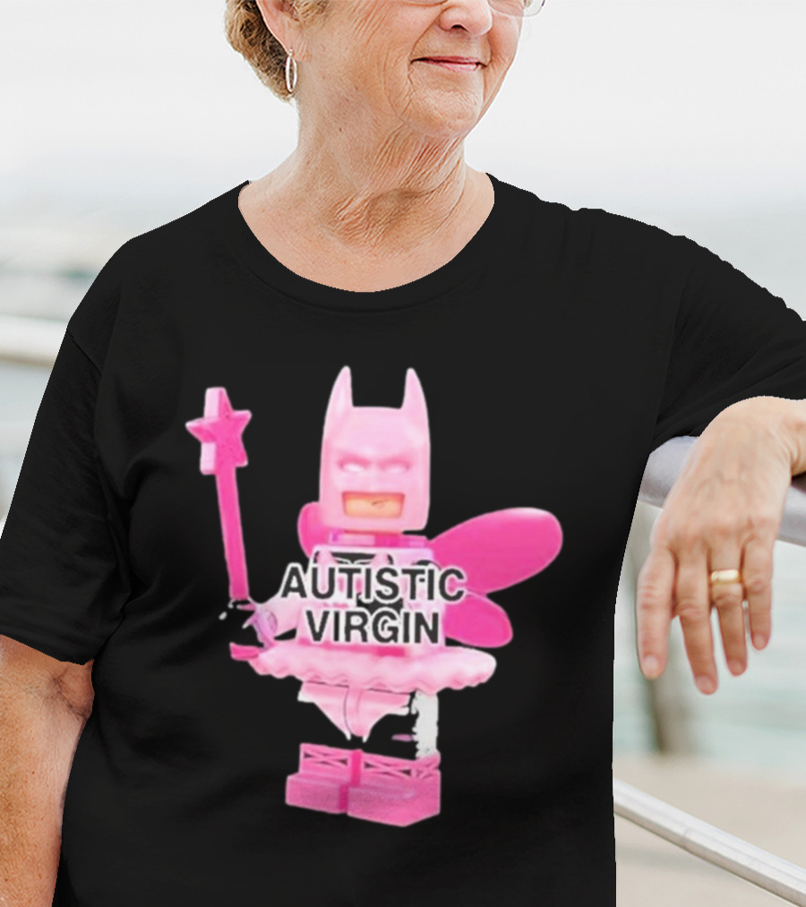 Autistic Virgin Pink Lego Fairy Batman T-Shirt