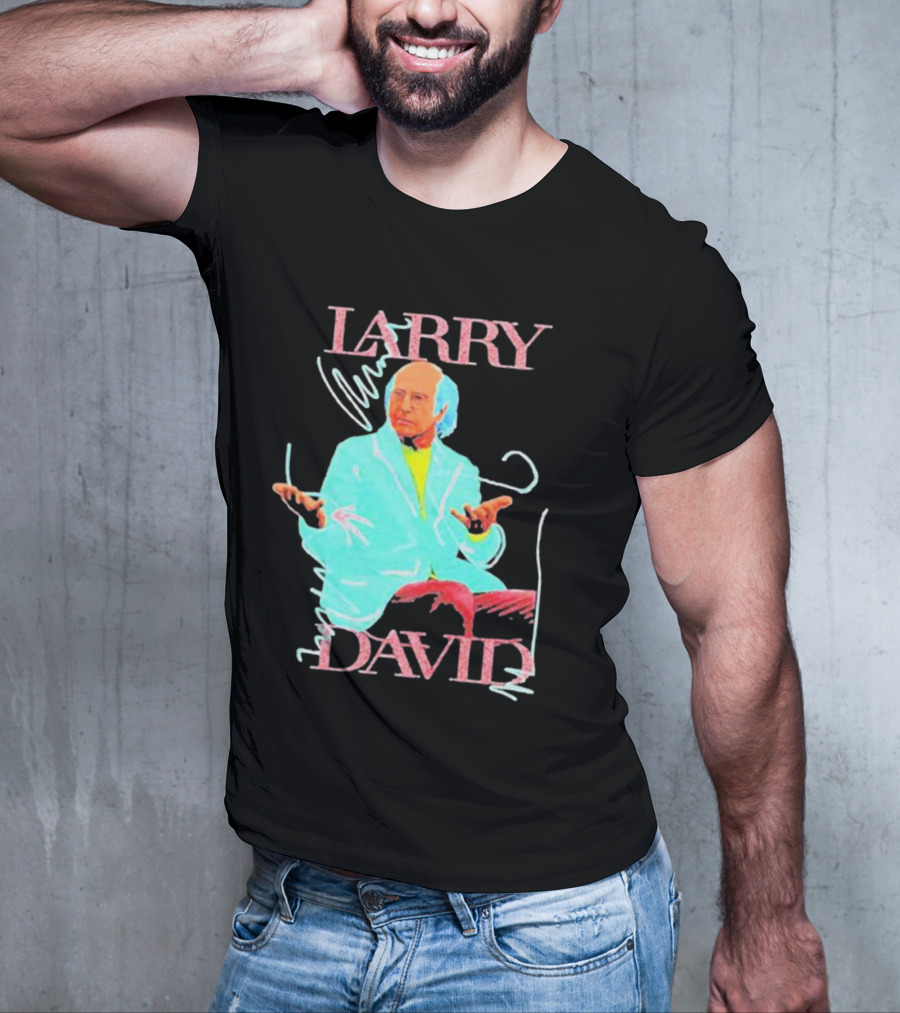 Larry David Pretty Good Retro Vibe Pastel T-Shirt