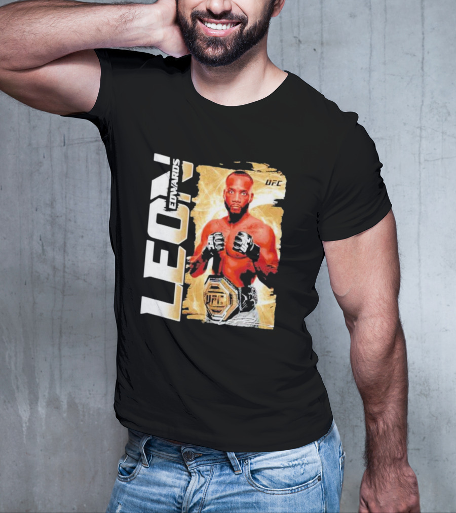 LEON EDWARDS UFC Champion Pose T-Shirt