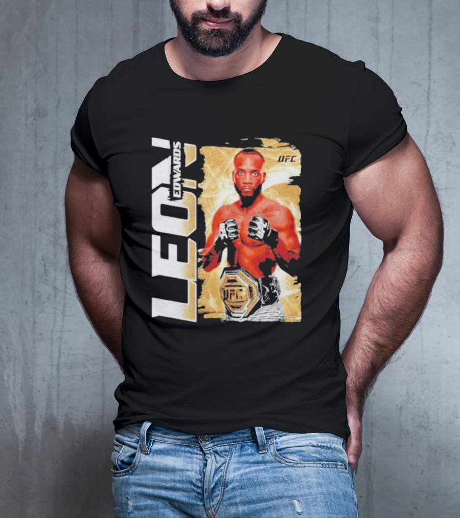 LEON EDWARDS UFC Champion Pose T-Shirt