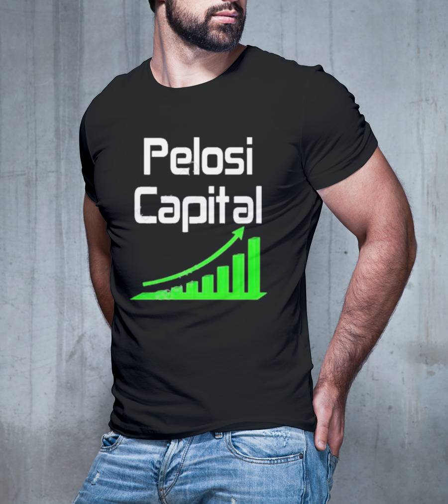 Liathetrader Pelosi Capital Green Arrow Graph T-Shirt