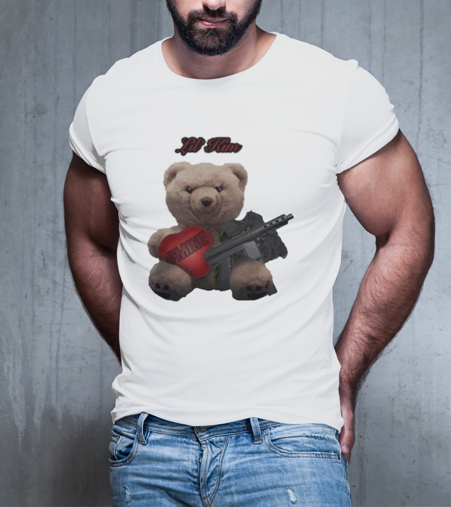 Lil Kim #Mine Teddy Bear With Gun T-Shirt