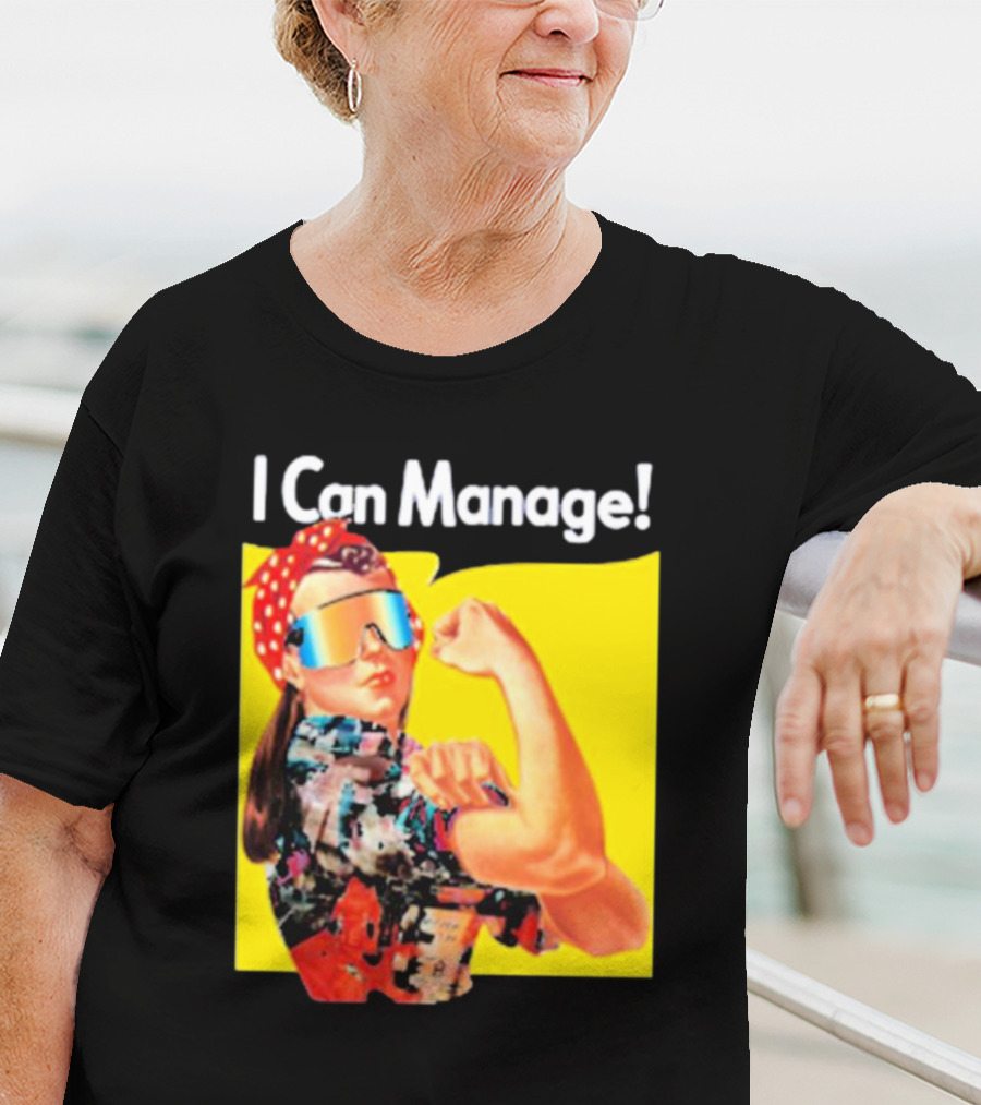Local Dude Real Logan Ross I Can Manage Retro Iconic Concept T-Shirt