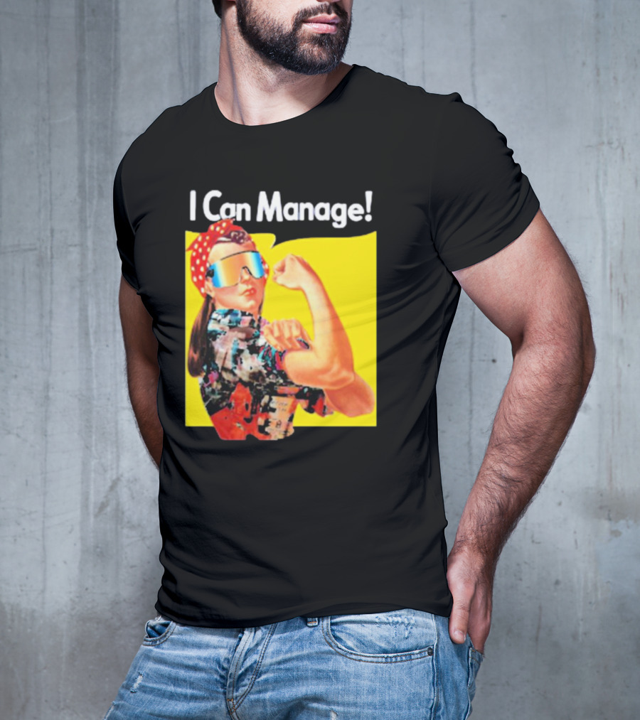Local Dude Real Logan Ross I Can Manage Retro Iconic Concept T-Shirt