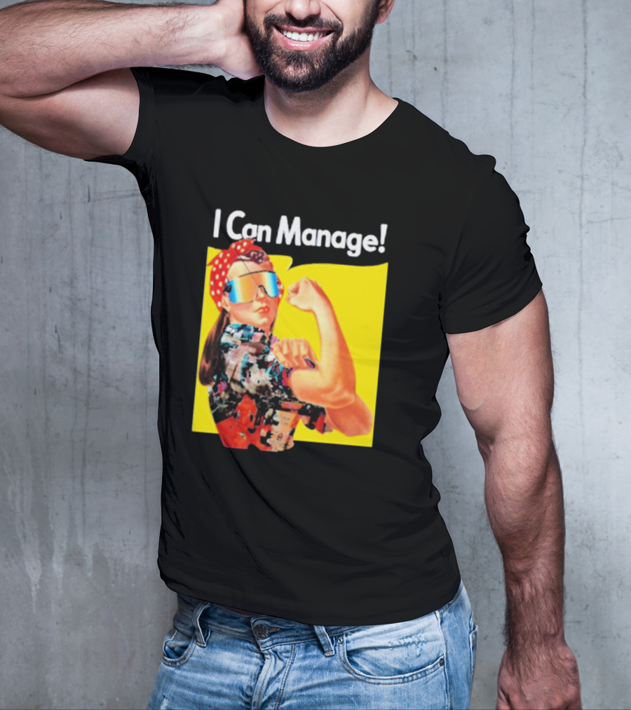 Local Dude Real Logan Ross I Can Manage Retro Iconic Concept T-Shirt