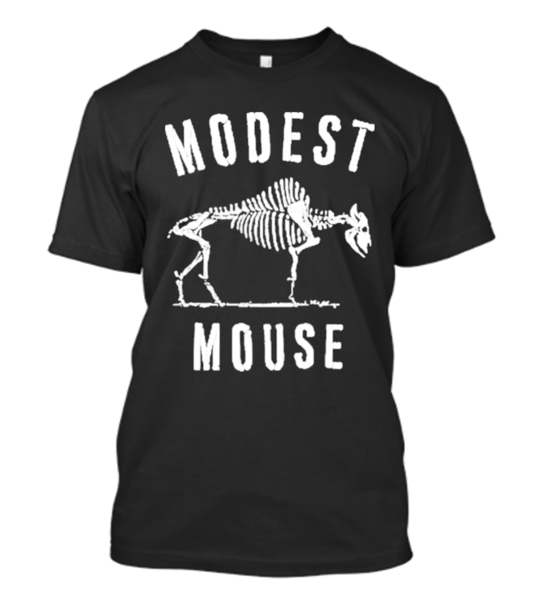 Modest Mouse Lonesome Crowded West Skeleton Buffalo T-Shirt