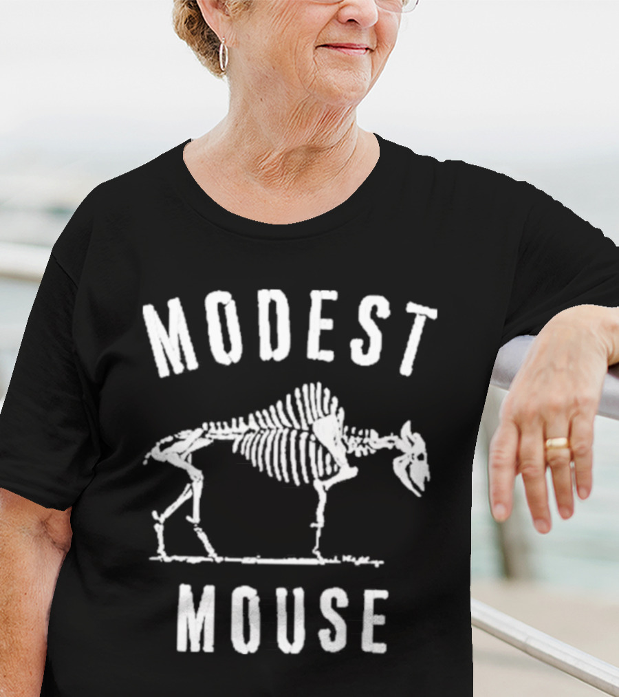 Modest Mouse Lonesome Crowded West Skeleton Buffalo T-Shirt