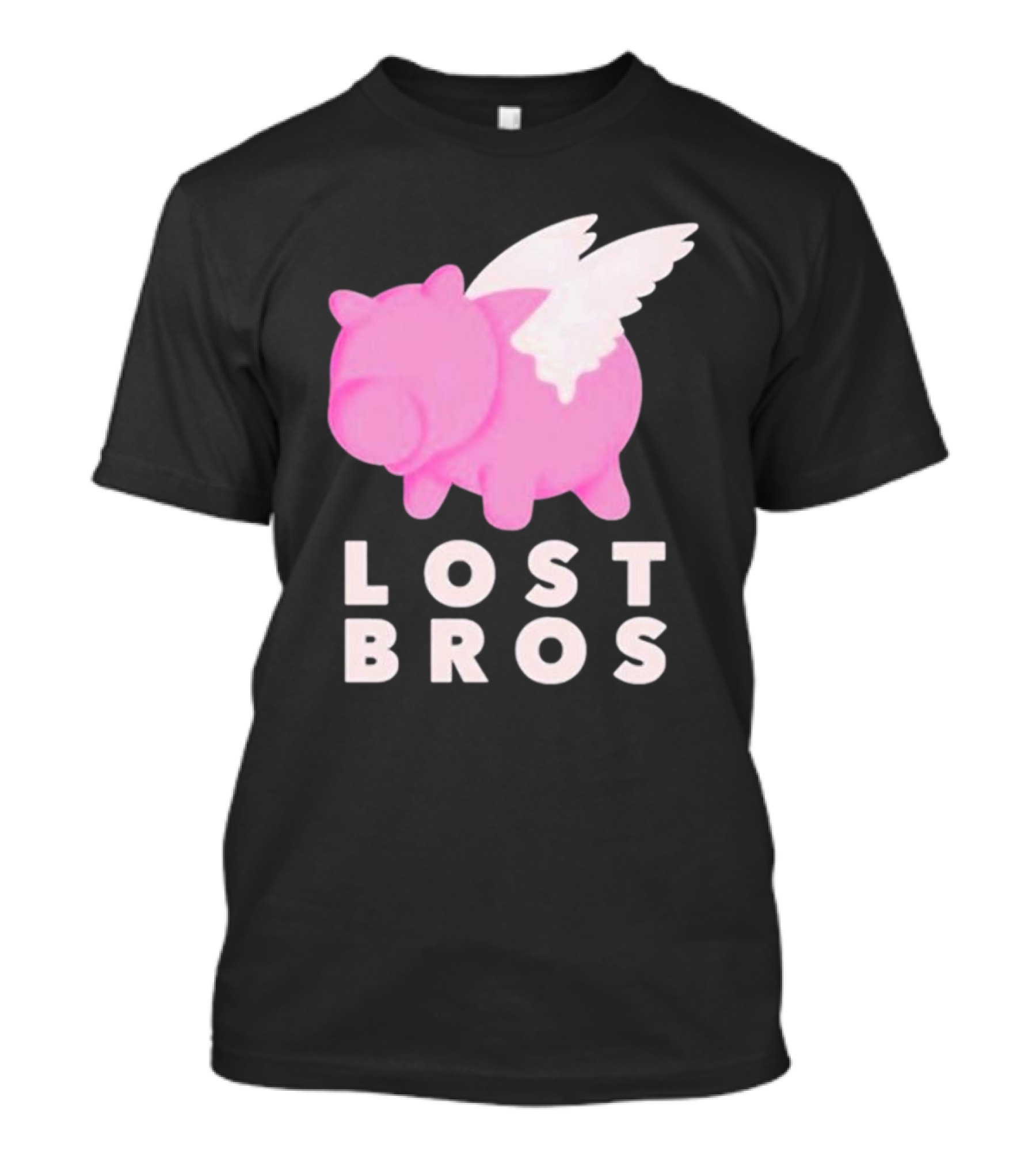 Lost Bros When Hamm Flies Pig With Wings T-Shirt