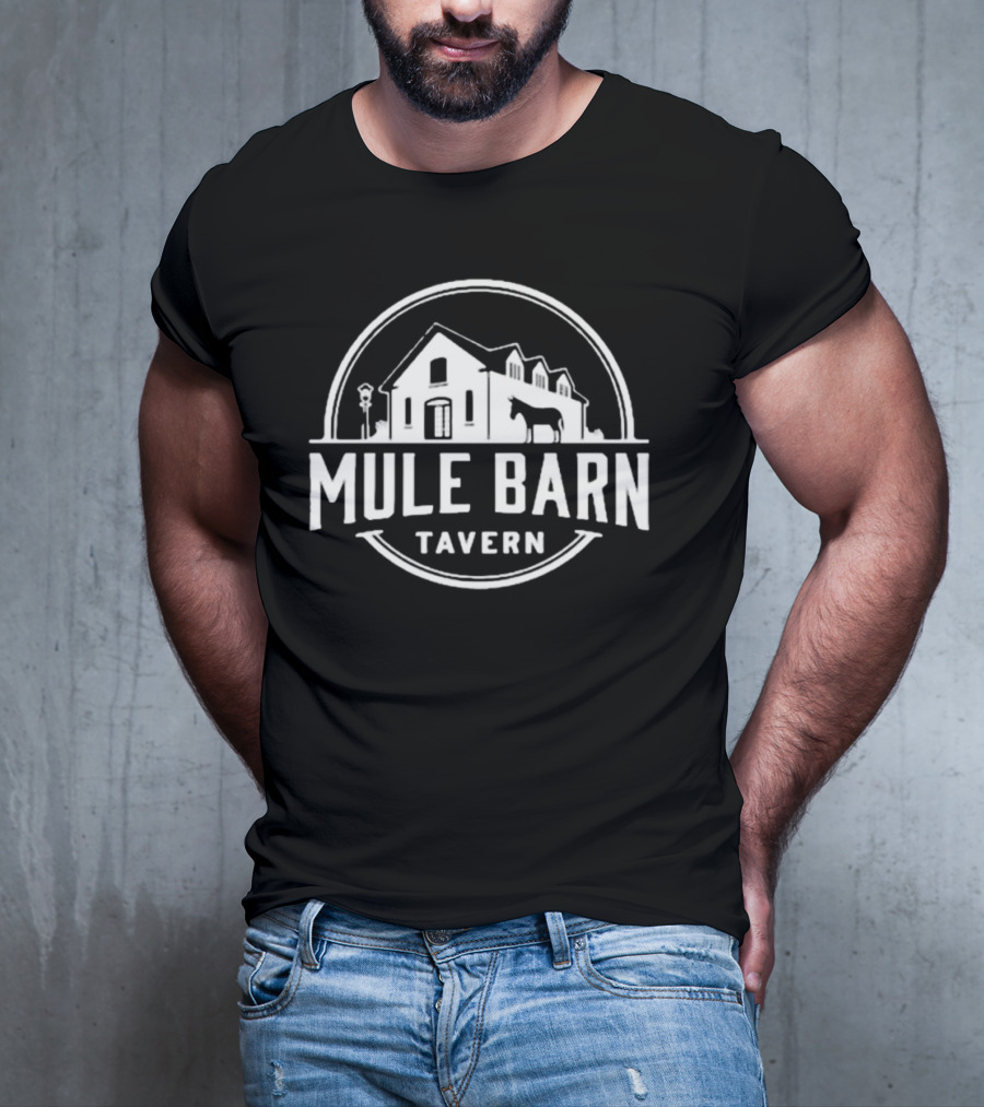 Mule Barn Tavern House And Mule T-Shirt