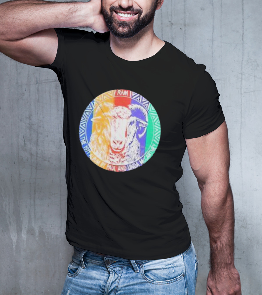 Ram The 1971 Album By Paul And Linda McCartney Multicolor T-Shirt