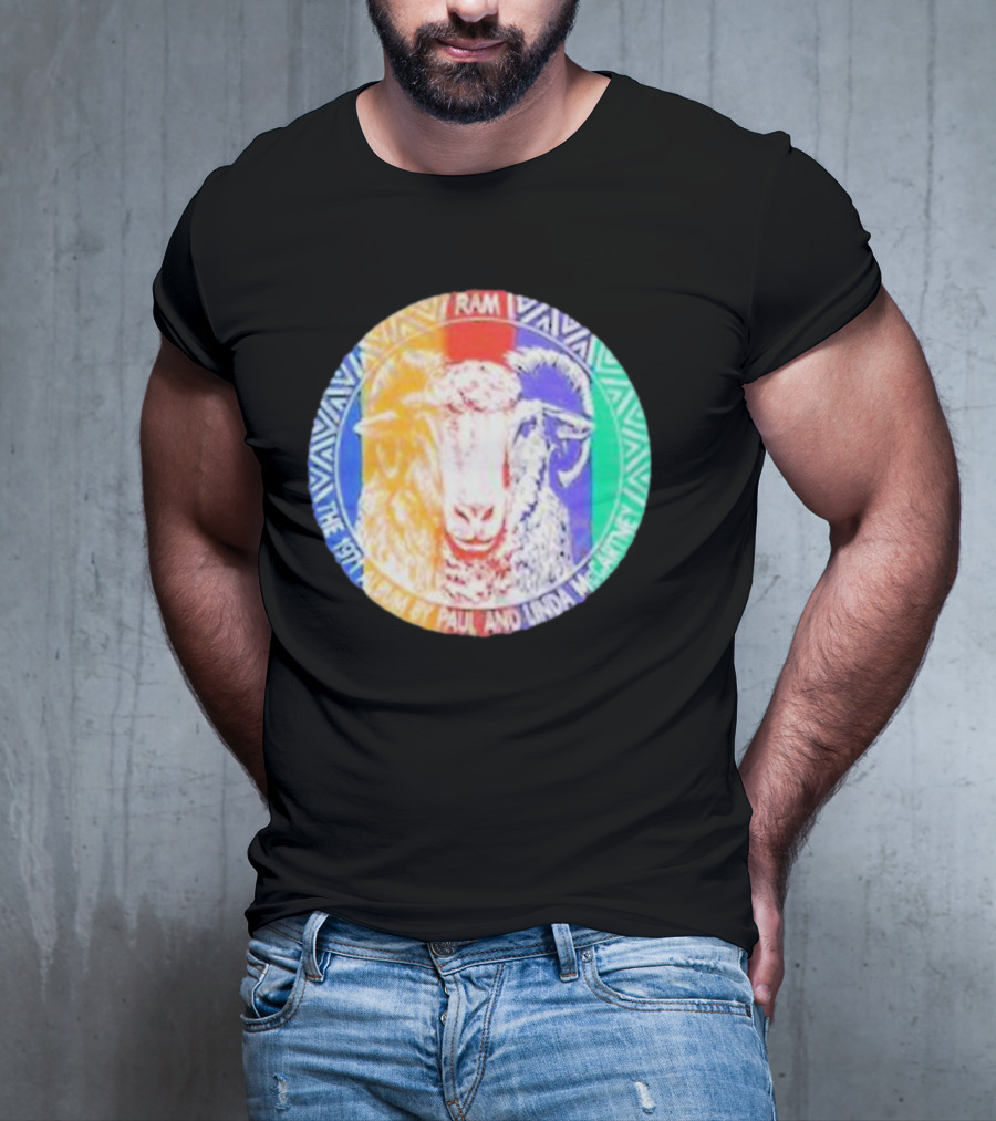 Ram The 1971 Album By Paul And Linda McCartney Multicolor T-Shirt