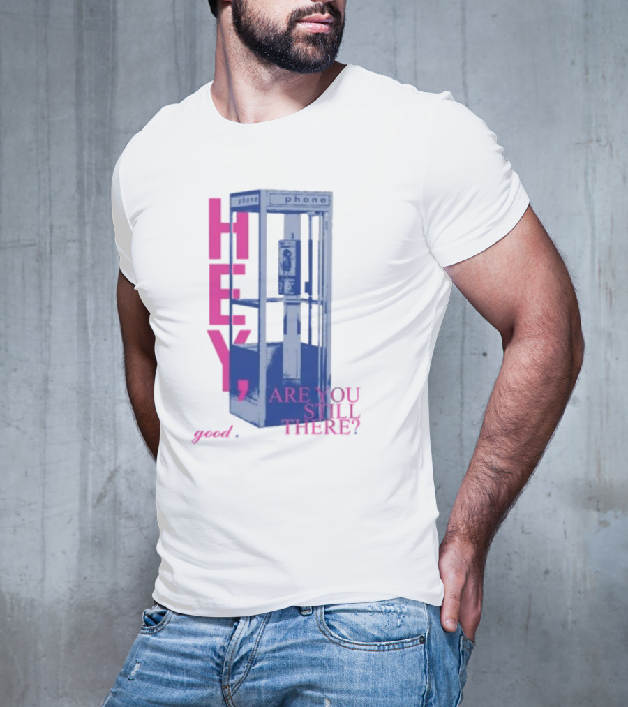 Niki Backburner Hey Are You Still There Good Phone Booth Retro T-Shirt