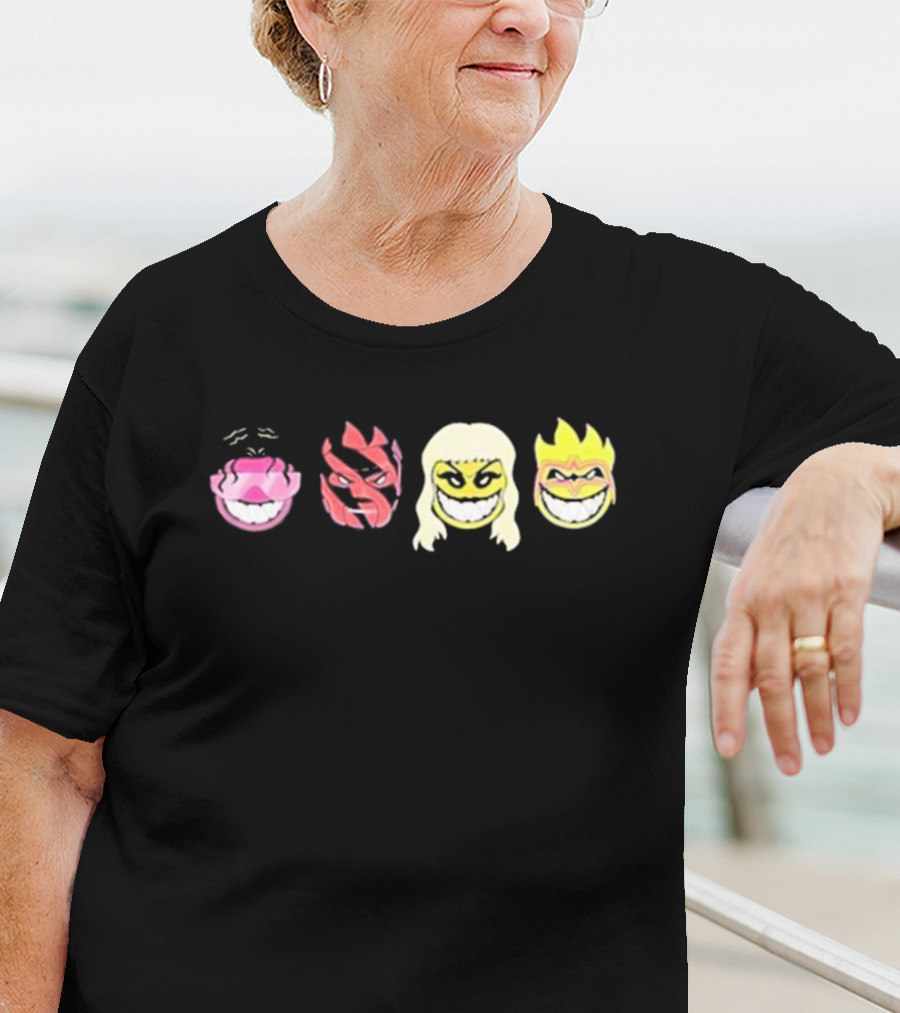 Offtherope Noon EST Grinning Icon Faces T-Shirt
