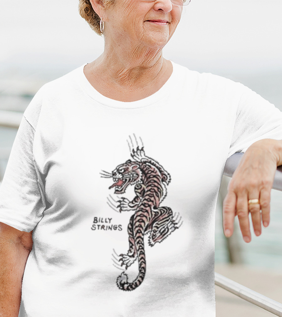 Billy Strings Old Gold Tiger Winter T-Shirt