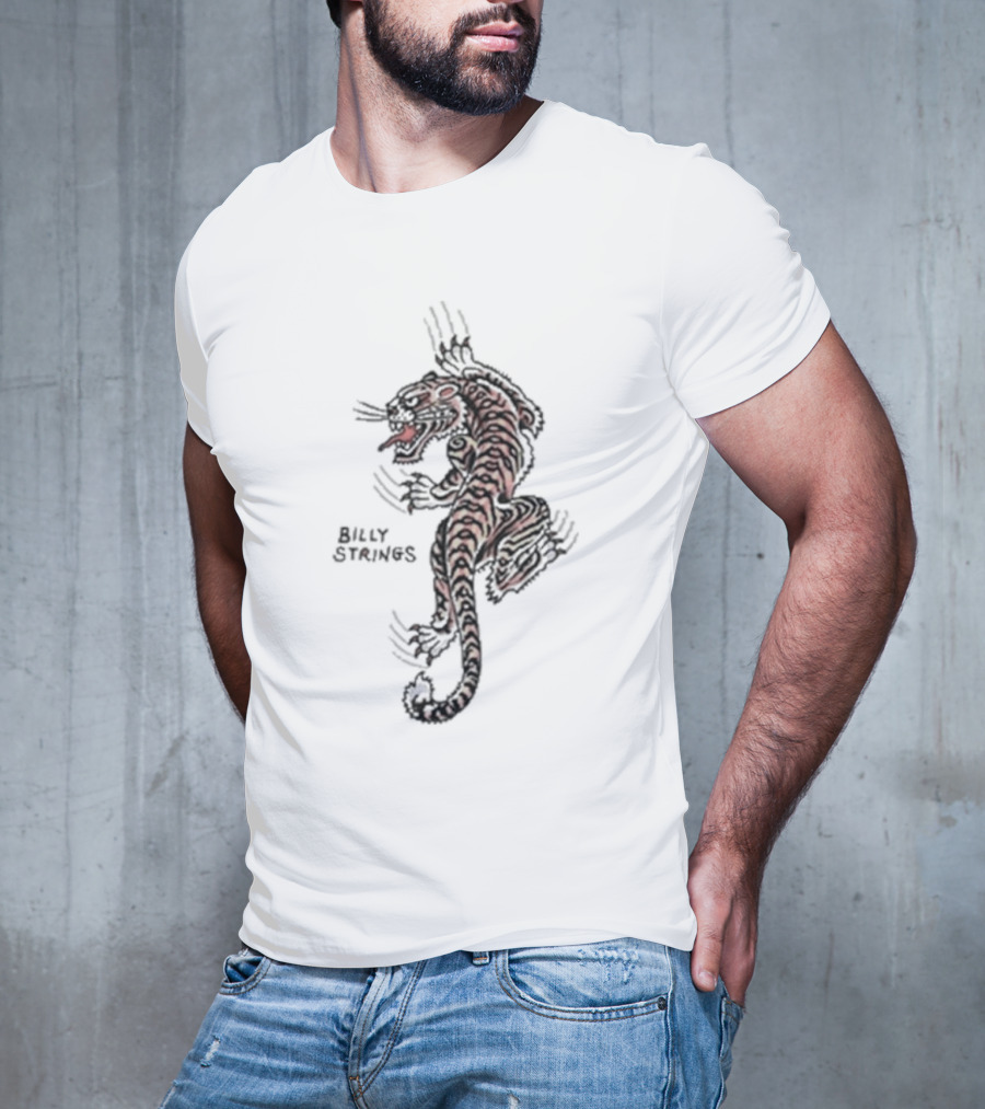 Billy Strings Old Gold Tiger Winter T-Shirt