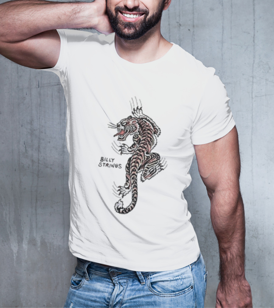 Billy Strings Old Gold Tiger Winter T-Shirt