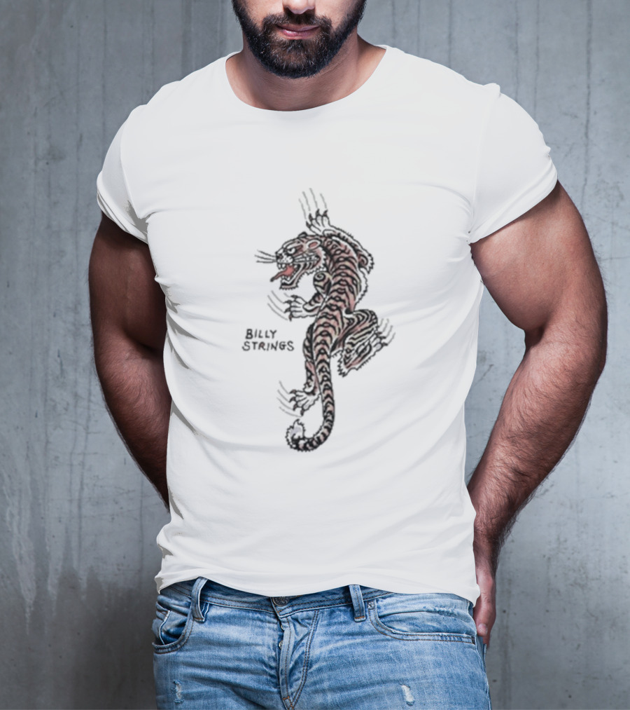 Billy Strings Old Gold Tiger Winter T-Shirt