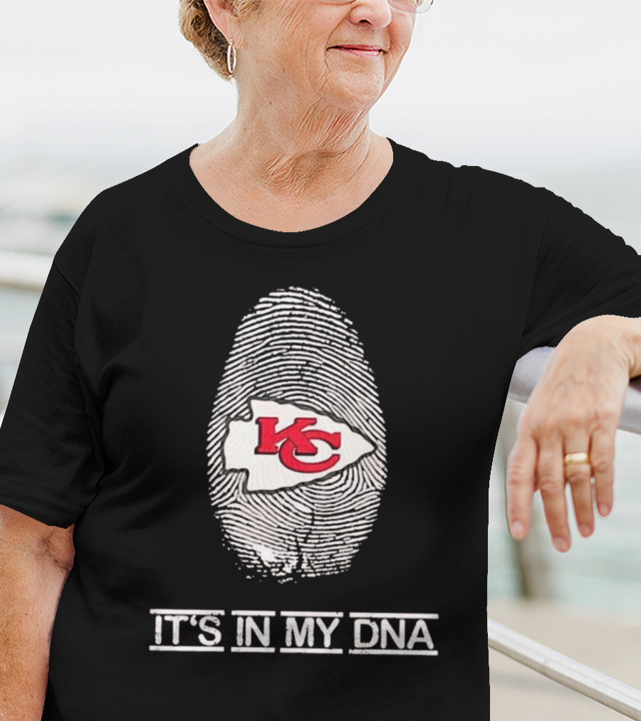 Kansas City Chiefs Fingerprint It's In My DNA T-Shirt