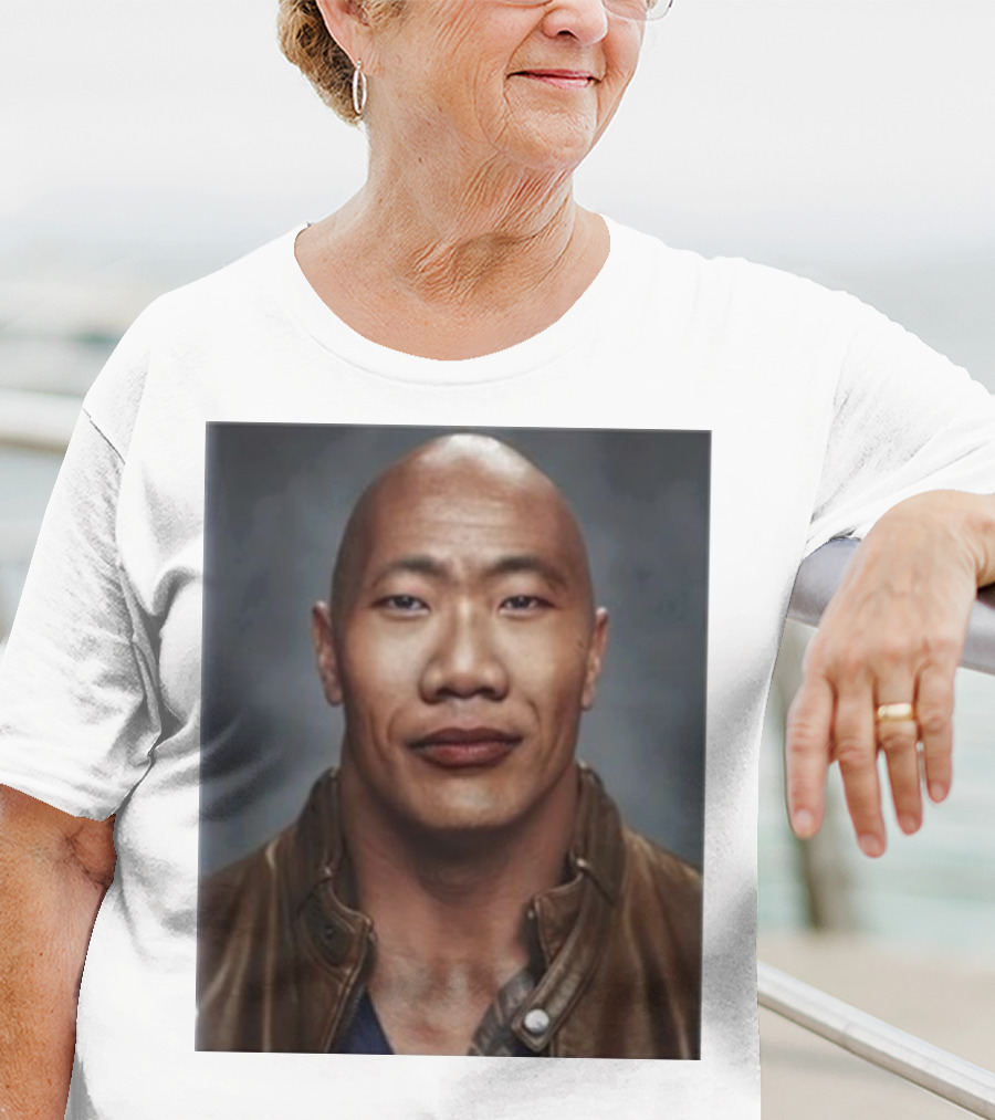Dwayne The Wok Johnson Meme Face Mashup T-Shirt