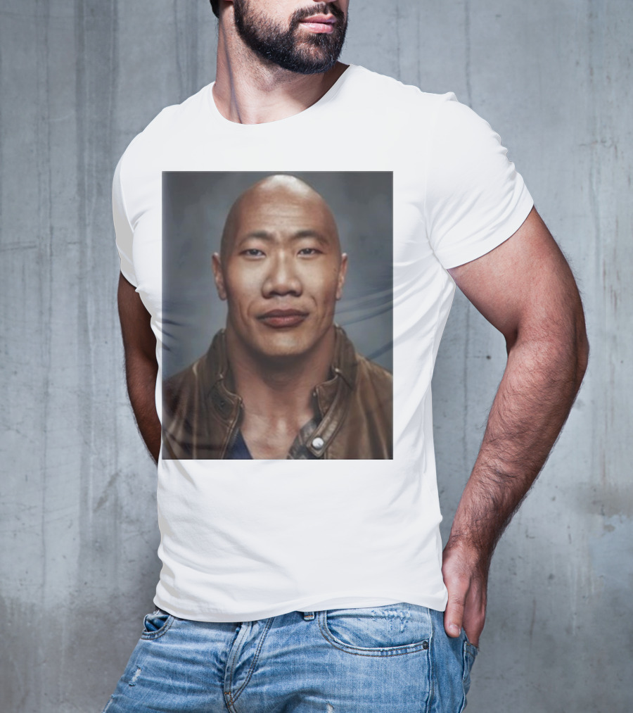 Dwayne The Wok Johnson Meme Face Mashup T-Shirt