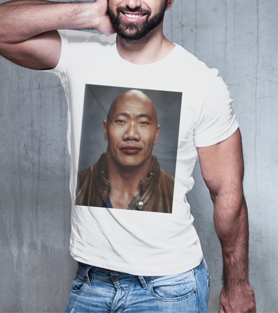 Dwayne The Wok Johnson Meme Face Mashup T-Shirt