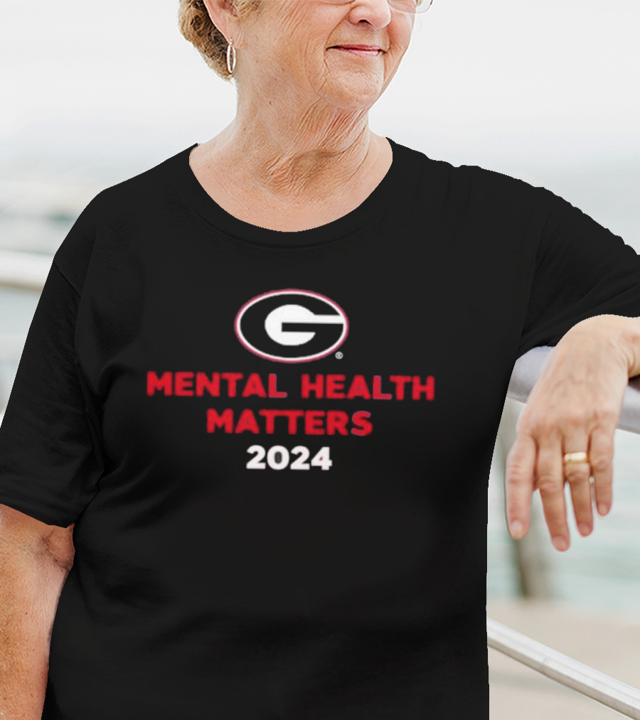 Georgia Bulldogs Mental Health Matters T-Shirt